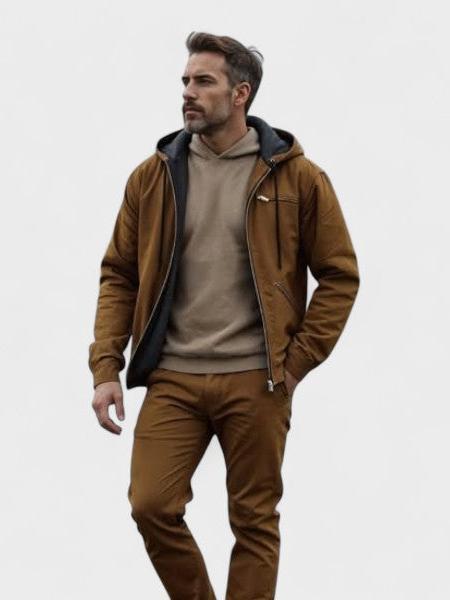 Gaspard™ | Sweatshirt Estilosa com Capuz e Fecho de Correr
