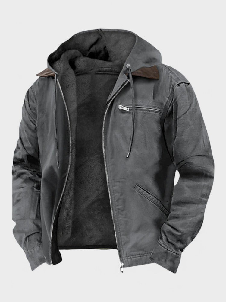 Gaspard™ | Sweatshirt Estilosa com Capuz e Fecho de Correr