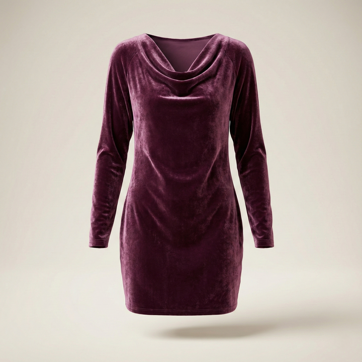 Alix | Vestido elegante de veludo
