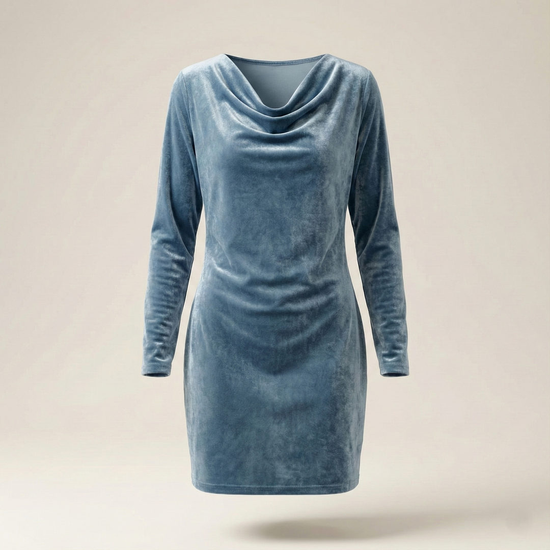 Alix | Vestido elegante de veludo