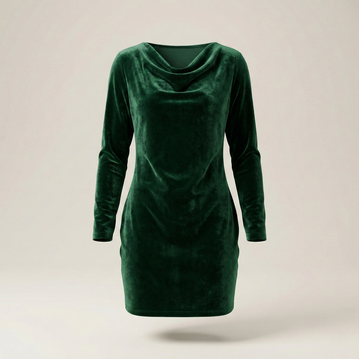 Alix | Vestido elegante de veludo