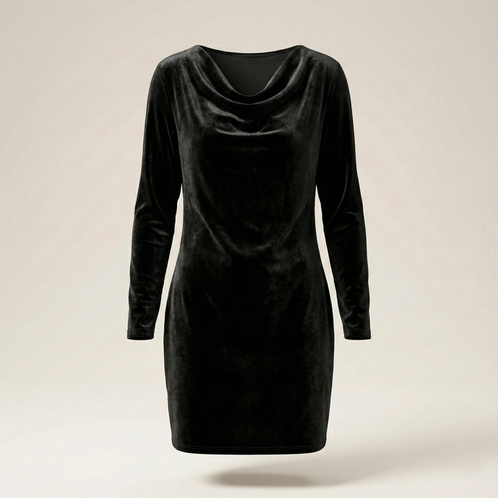 Alix | Vestido elegante de veludo