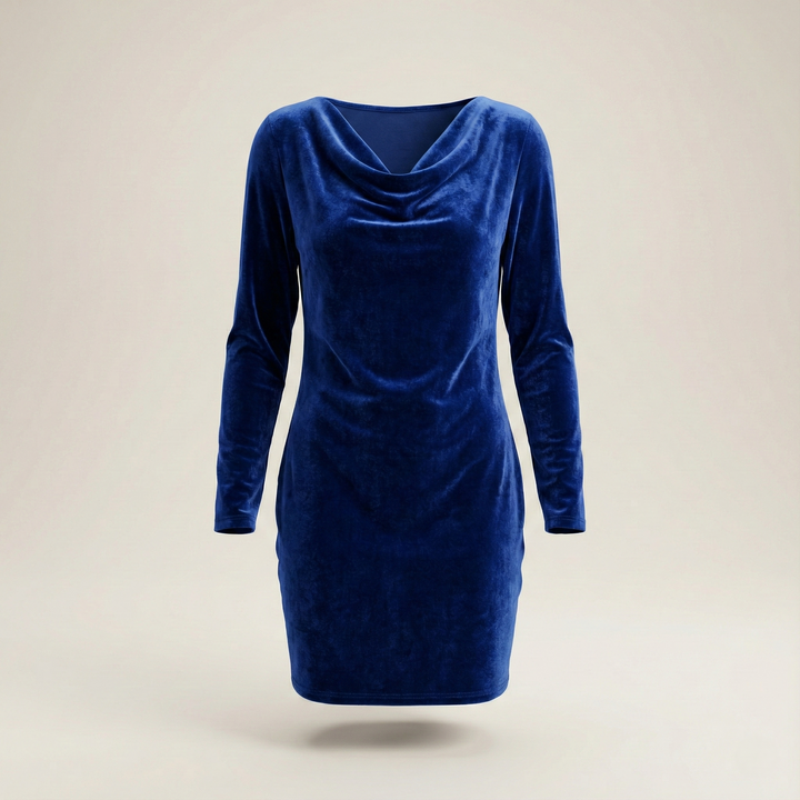 Alix | Vestido elegante de veludo