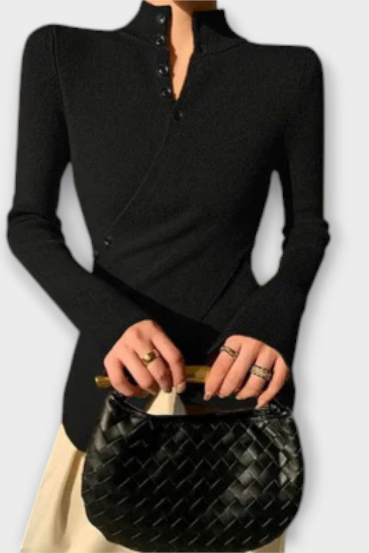 Gry | Camisola de malha preta