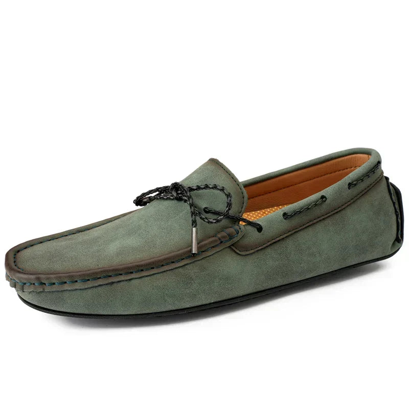 Mocassins de camurça feitos à mão