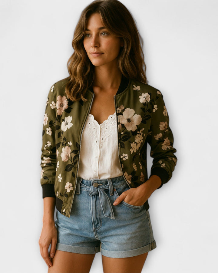 Henriette | Casaco bomber floral