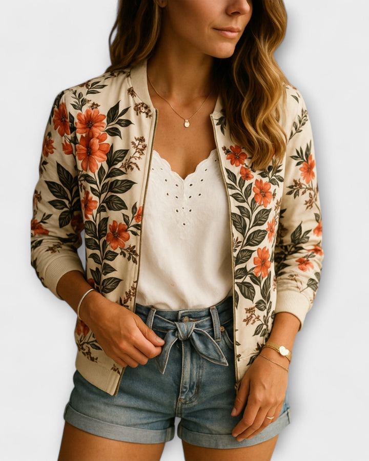 Henriette | Casaco bomber floral