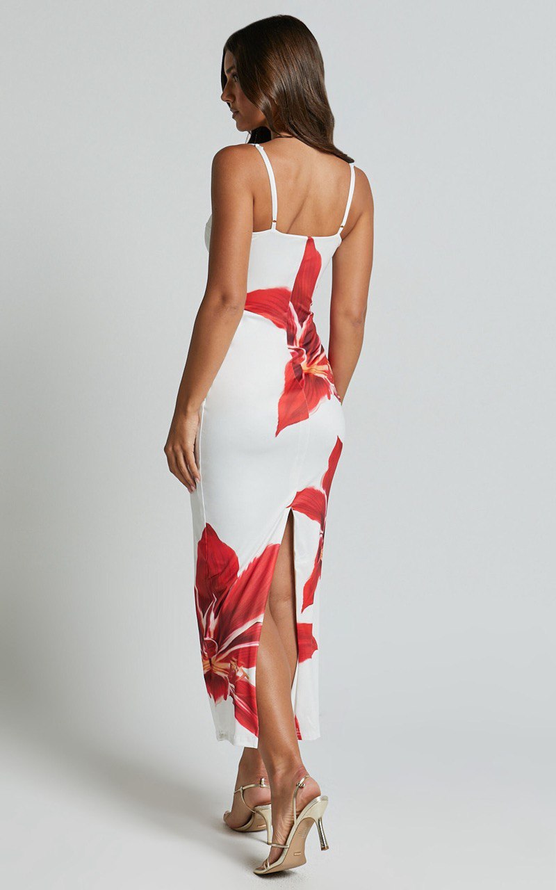 Iselin | Vestido midi floral