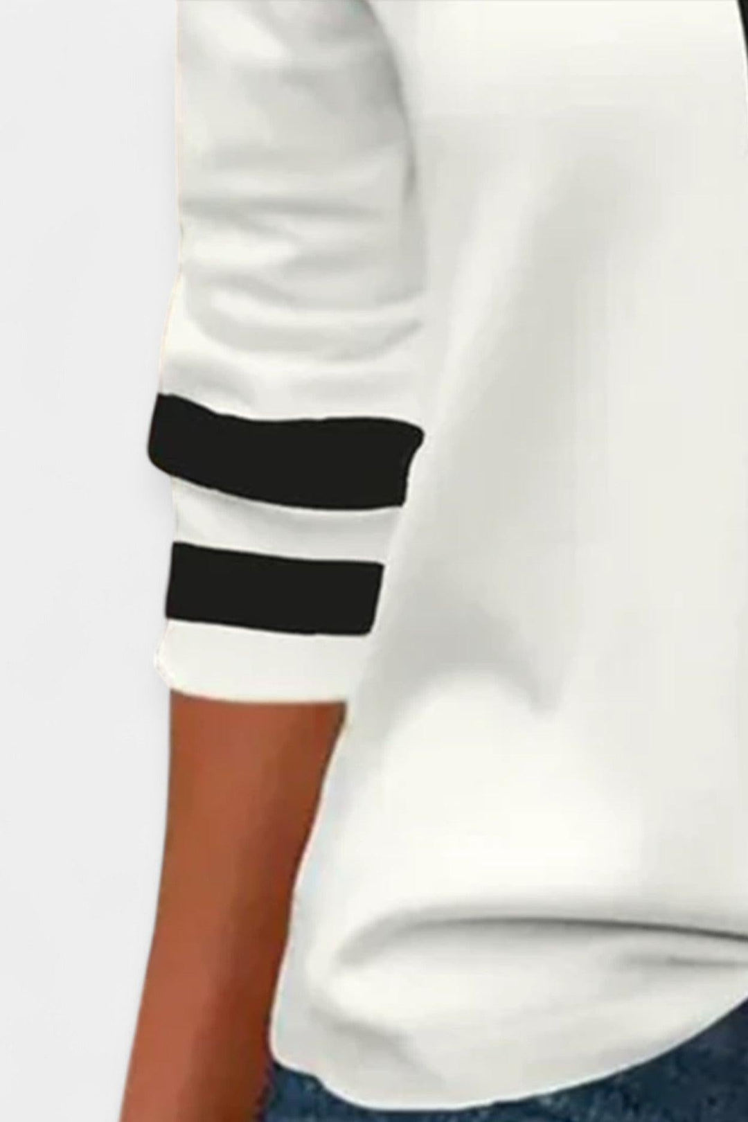 Ida | Long-sleeved blouse with zipper