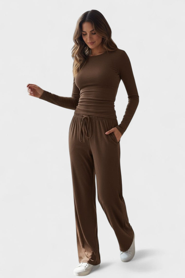 Jana™ | Conjunto solto de manga comprida