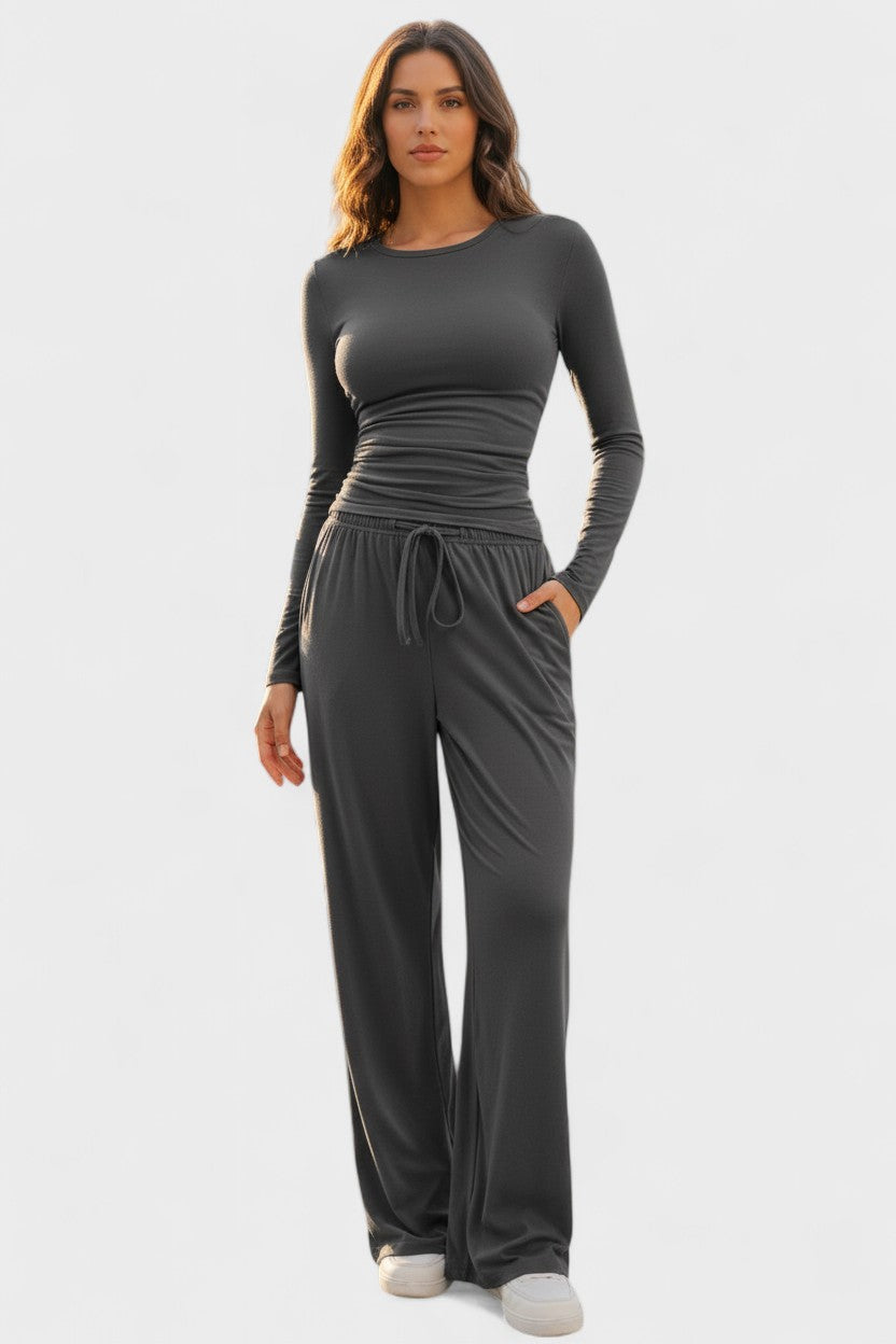 Jana™ | Conjunto solto de manga comprida