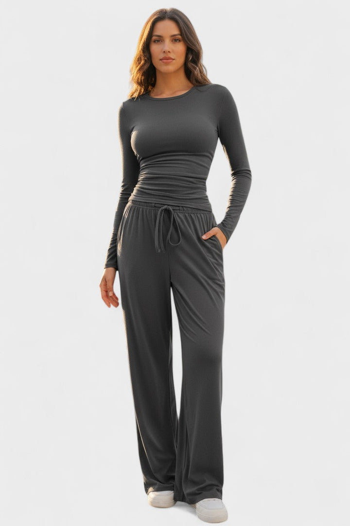 Jana™ | Conjunto solto de manga comprida