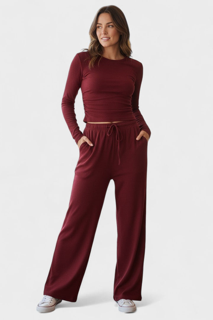 Jana™ | Conjunto solto de manga comprida