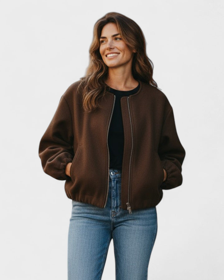 Katrin™ | Blusão bomber curto