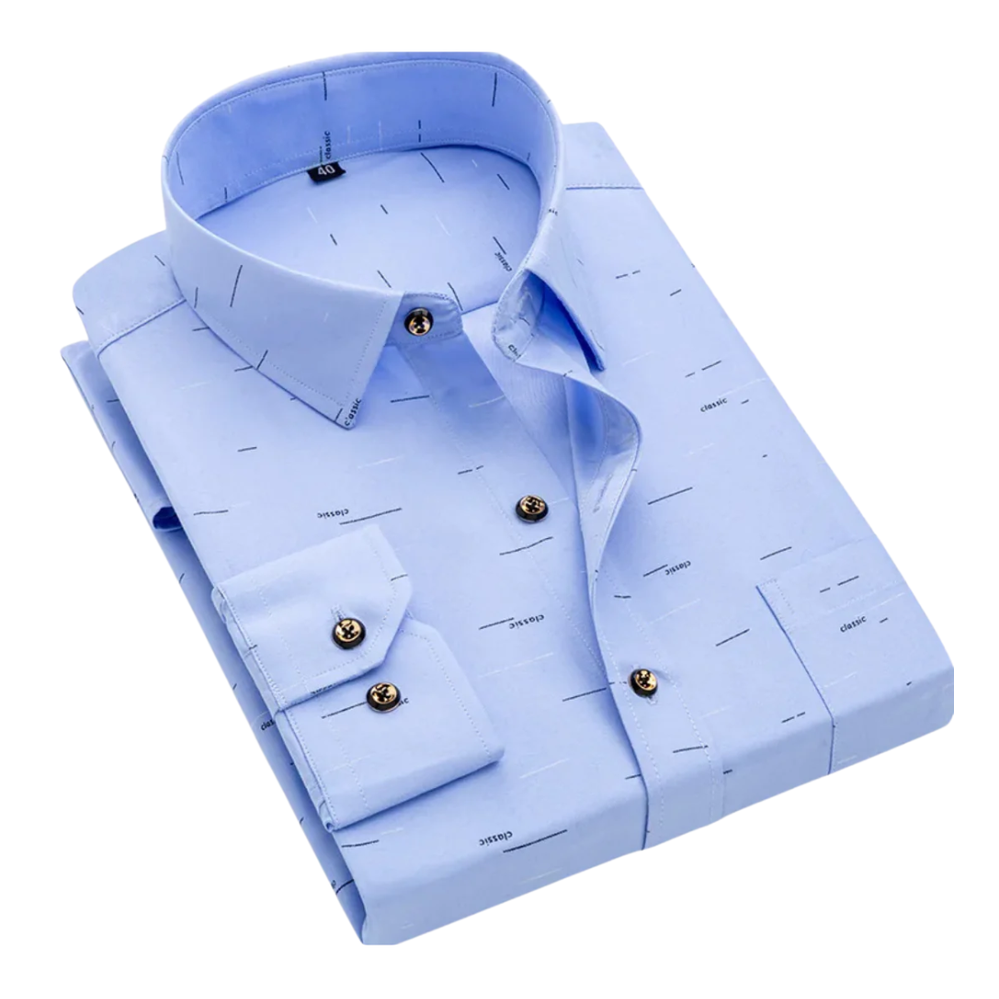 Klaas™ | Camisa com Padrão Marítimo