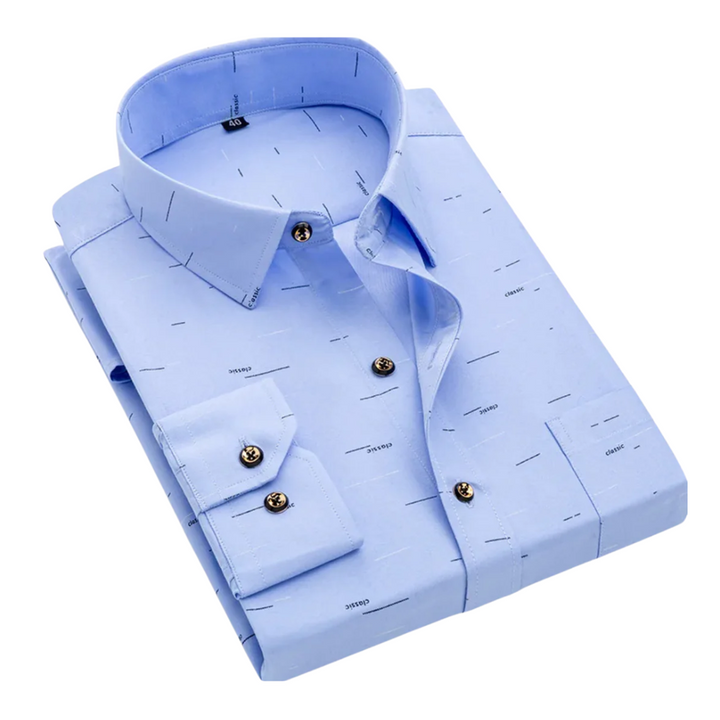 Klaas™ | Camisa com Padrão Marítimo