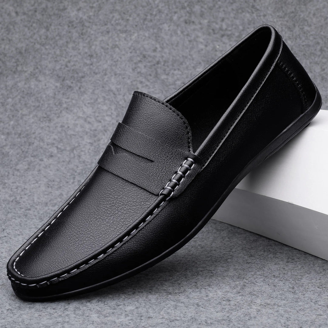 Mocassins Clássicos Italianos em Couro
