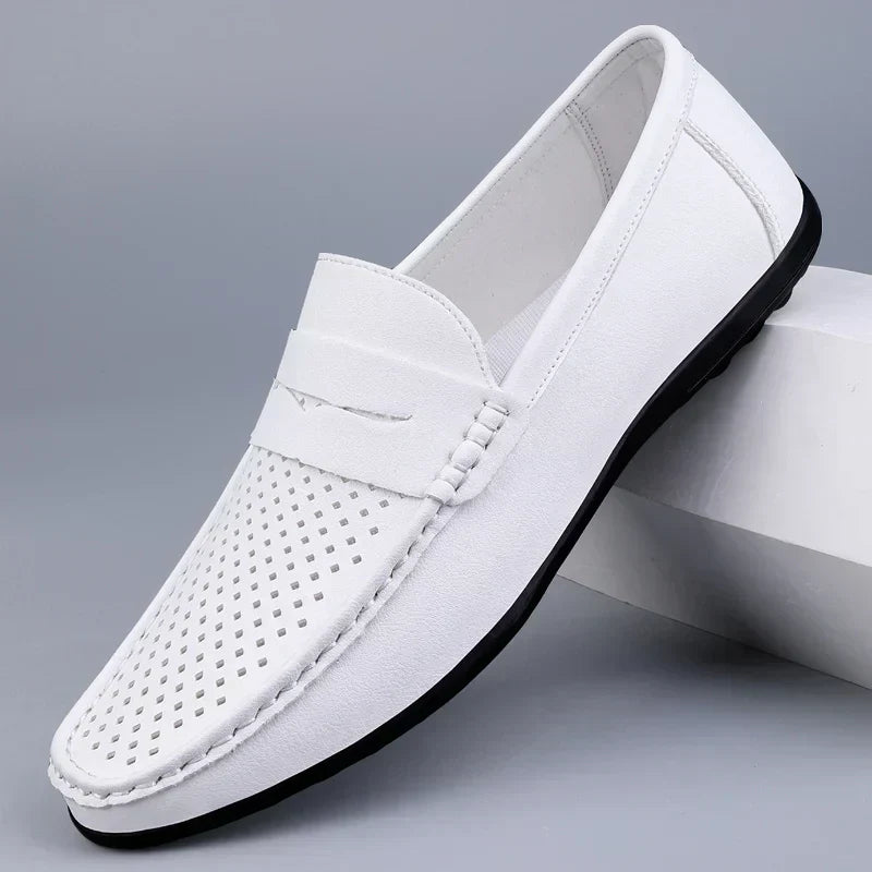Mocassins Clássicos Italianos em Couro