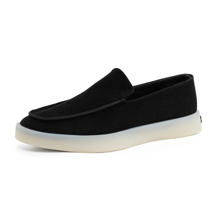 Mocassins Clássicos de Camurça para Negócios