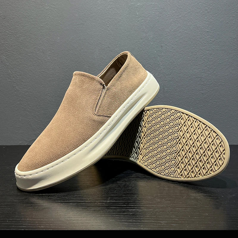 Mocassins de camurça confortáveis