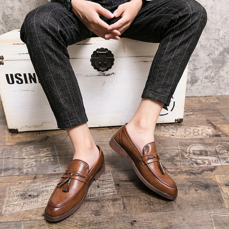 Mocassins de couro para menina