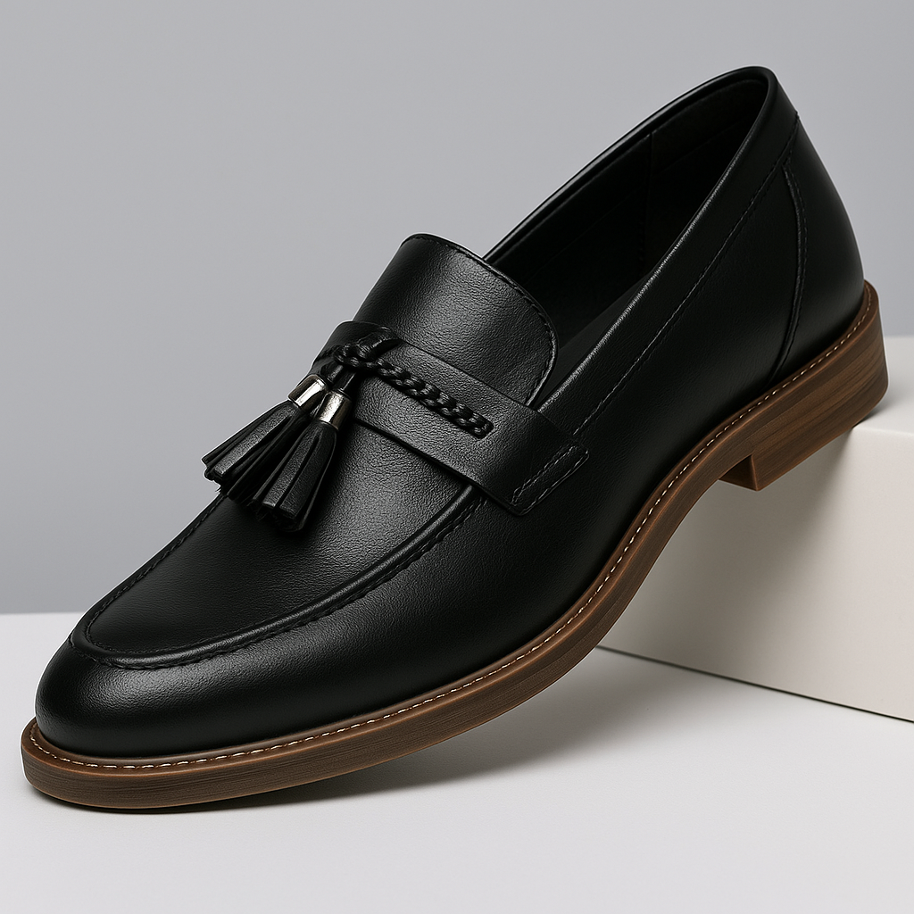 Mocassins de couro para menina