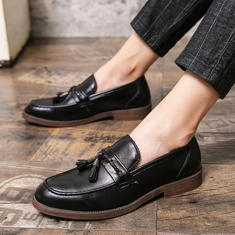 Mocassins de couro para menina