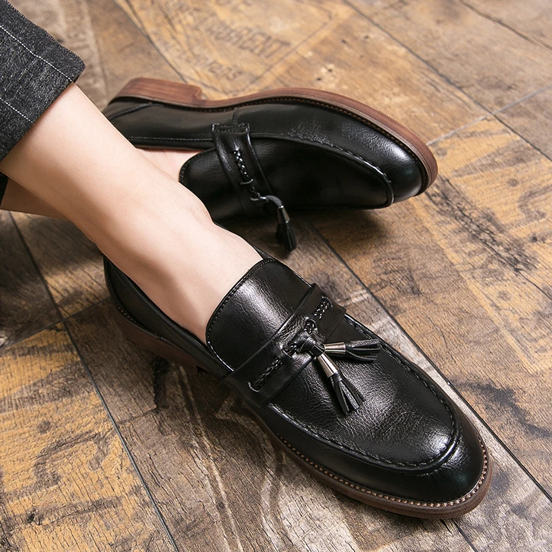 Mocassins de couro para menina