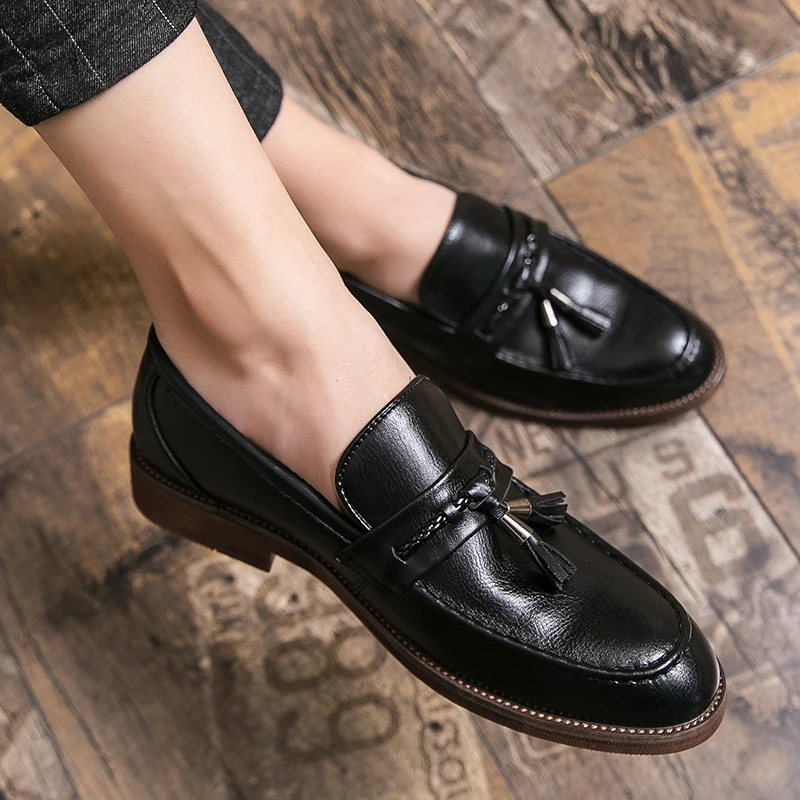 Mocassins de couro para menina