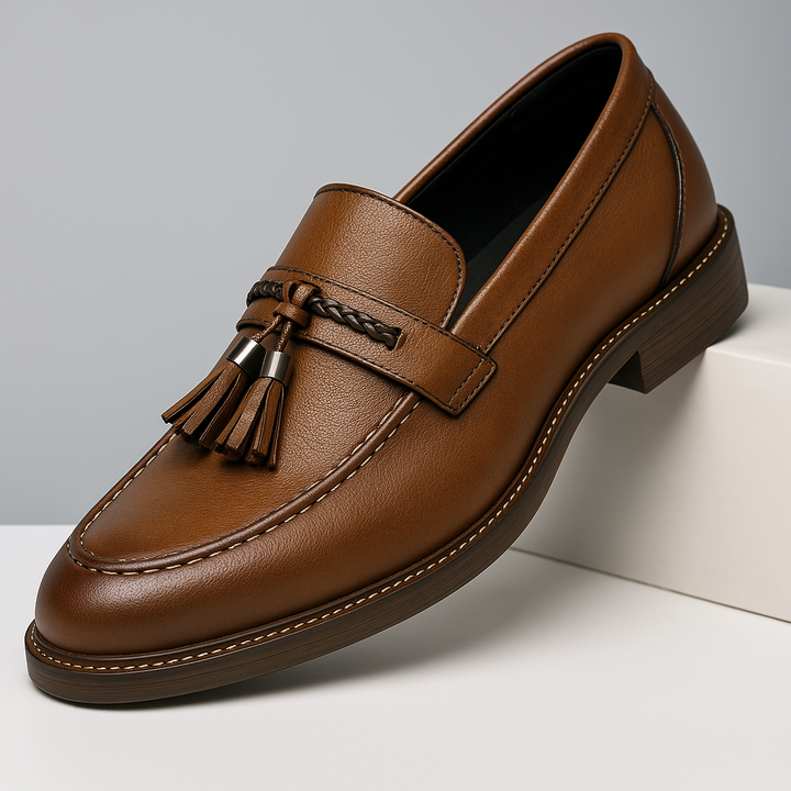 Mocassins de couro para menina