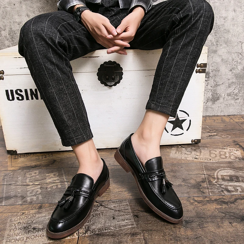 Mocassins de couro para menina