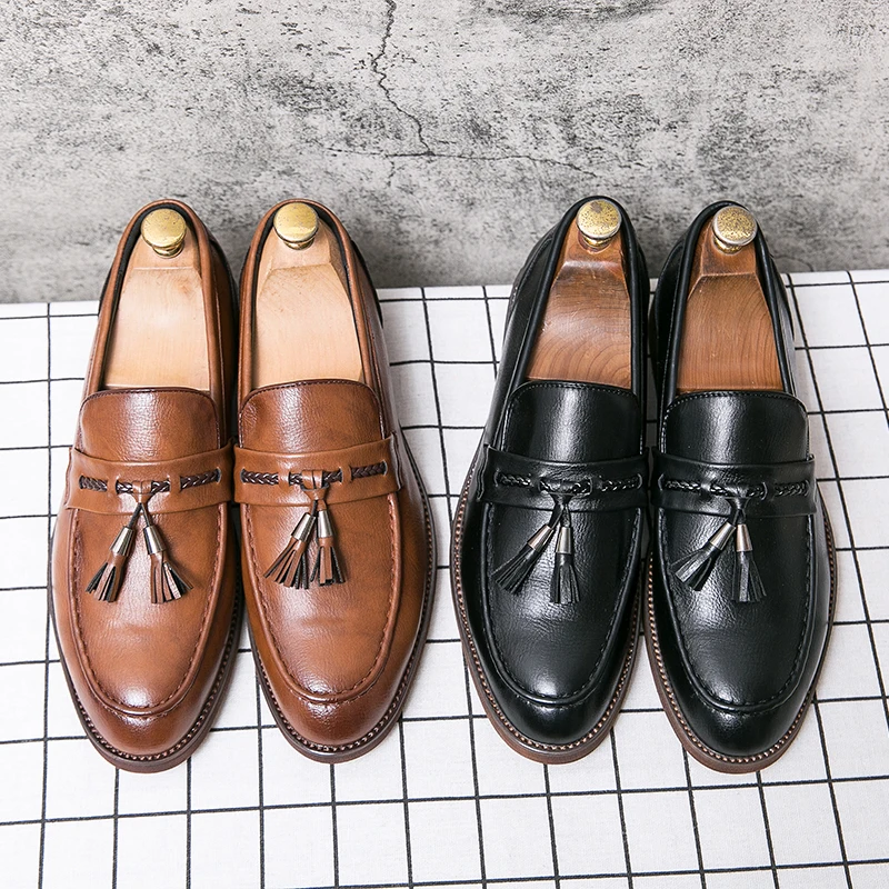 Mocassins de couro para menina