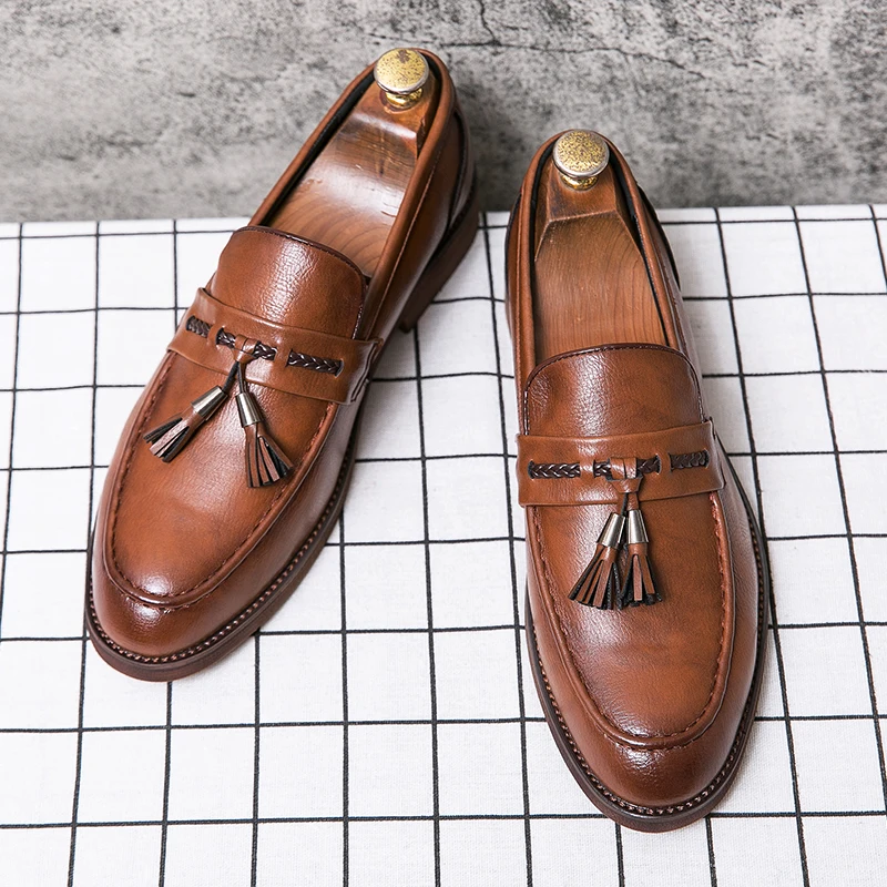 Mocassins de couro para menina