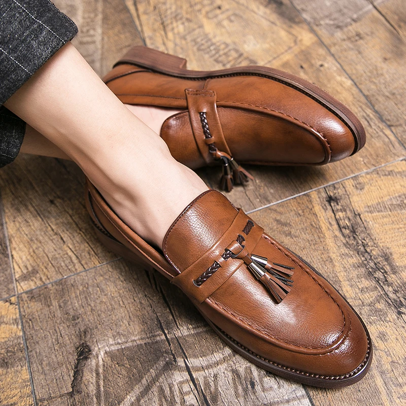 Mocassins de couro para menina