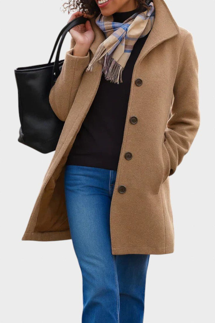 Leila™ | Elegant Coat with Nordic Design