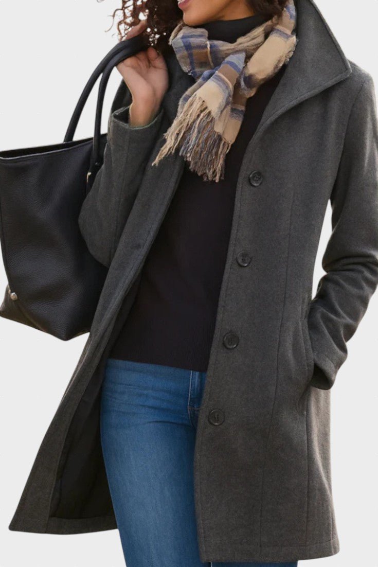 Leila™ | Elegant Coat with Nordic Design