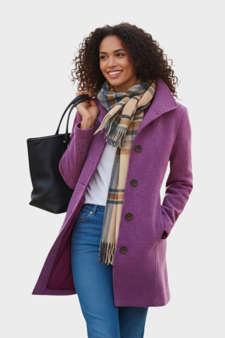 Leila™ | Elegant Coat with Nordic Design