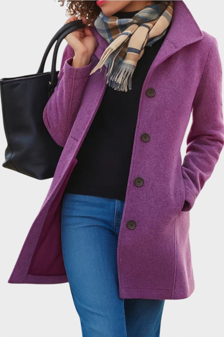 Leila™ | Elegant Coat with Nordic Design