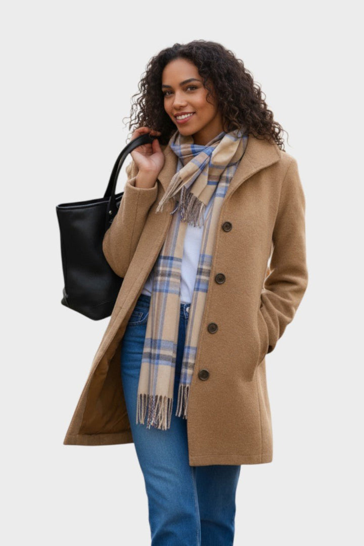 Leila™ | Elegant Coat with Nordic Design