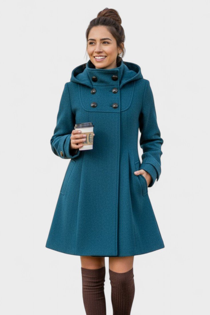 Lenka™ | Casaco elegante com capuz