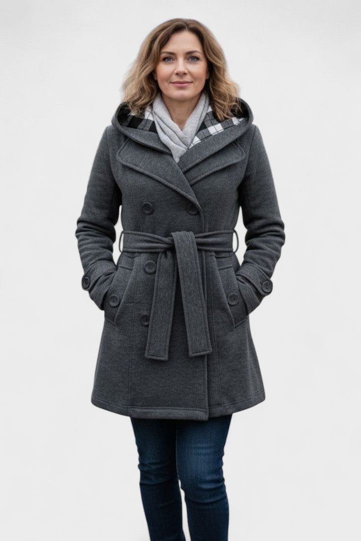 Leona™ | Casaco elegante com fecho de correr duplo