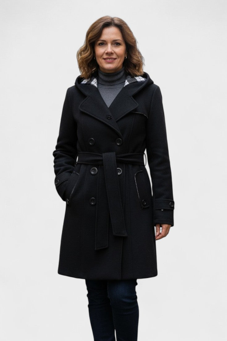 Leona™ | Casaco elegante com fecho de correr duplo