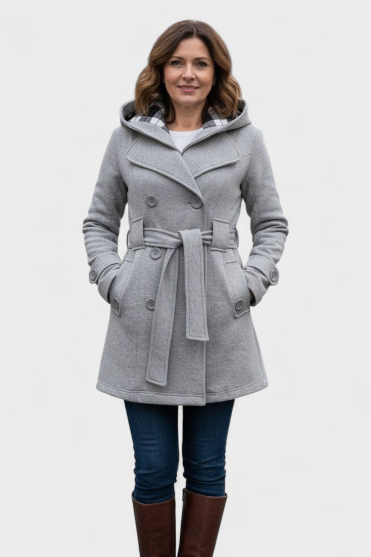 Leona™ | Casaco elegante com fecho de correr duplo