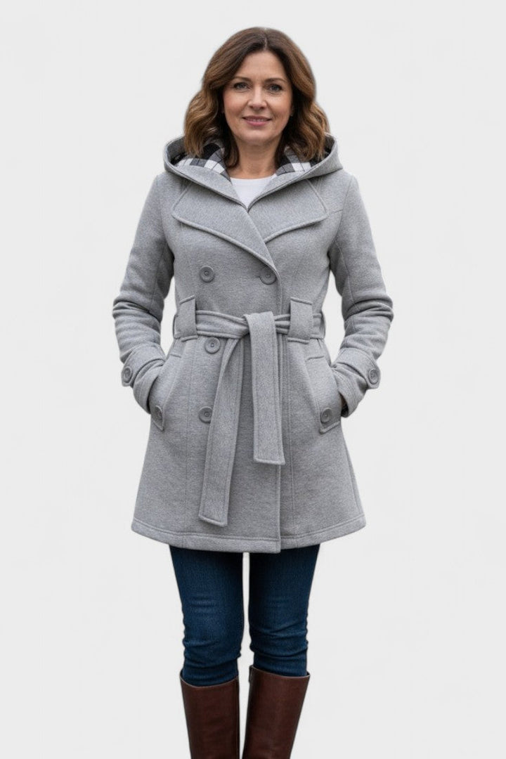 Leona™ | Casaco elegante com fecho de correr duplo