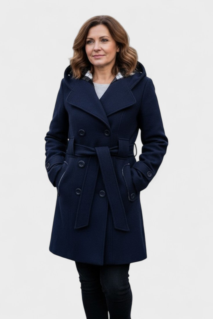 Leona™ | Casaco elegante com fecho de correr duplo