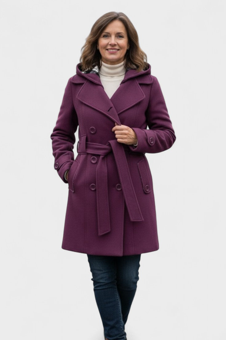 Leona™ | Casaco elegante com fecho de correr duplo