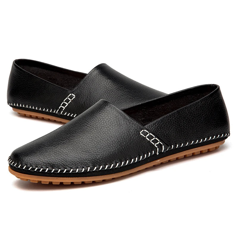 Mocassins de Couro Leves