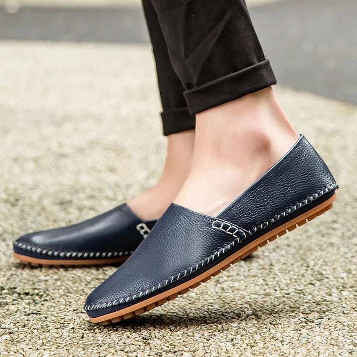 Mocassins de Couro Leves