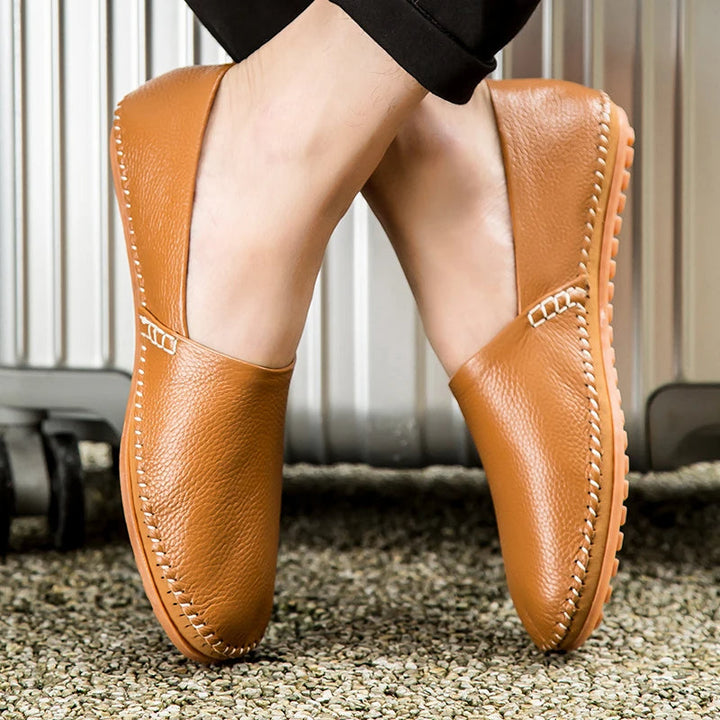 Mocassins de Couro Leves
