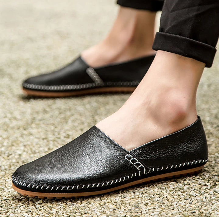 Mocassins de Couro Leves